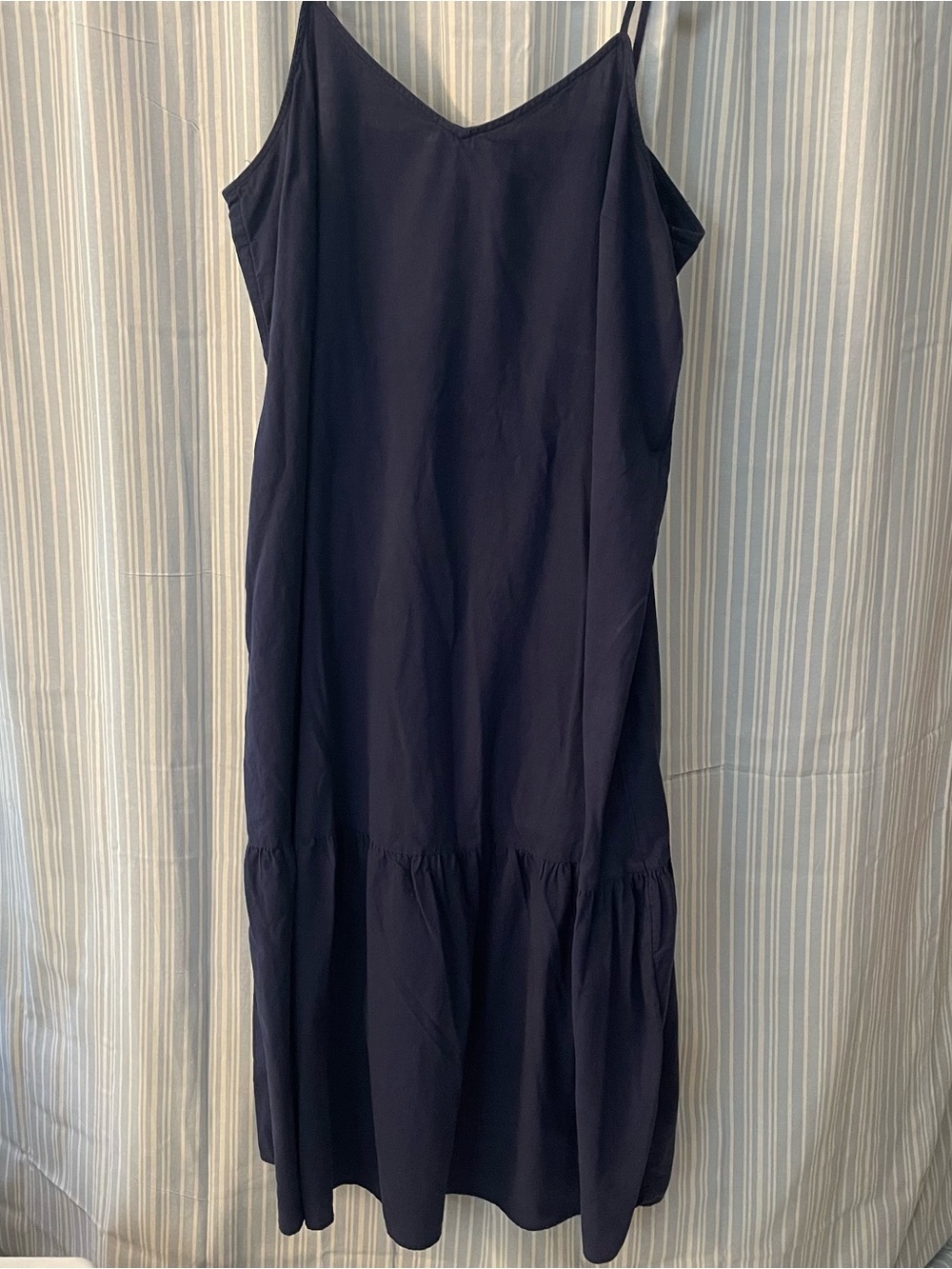 Universal Thread Navy Spaghetti-Strap cotton Maxi Dress